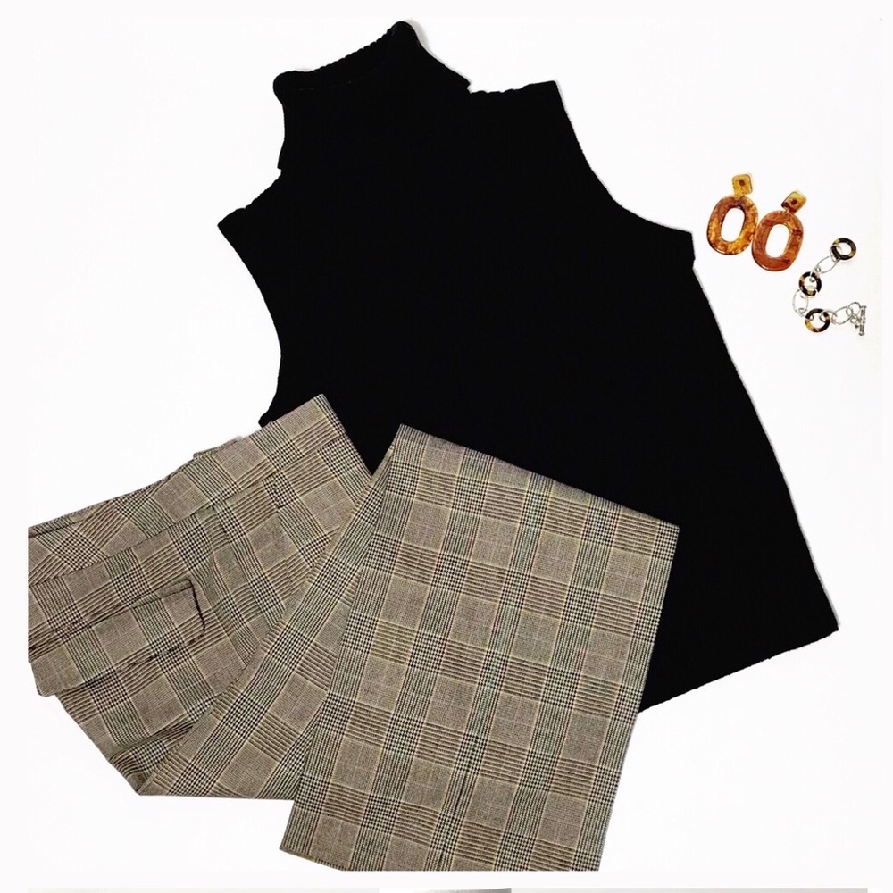 PLAID TROUSERS